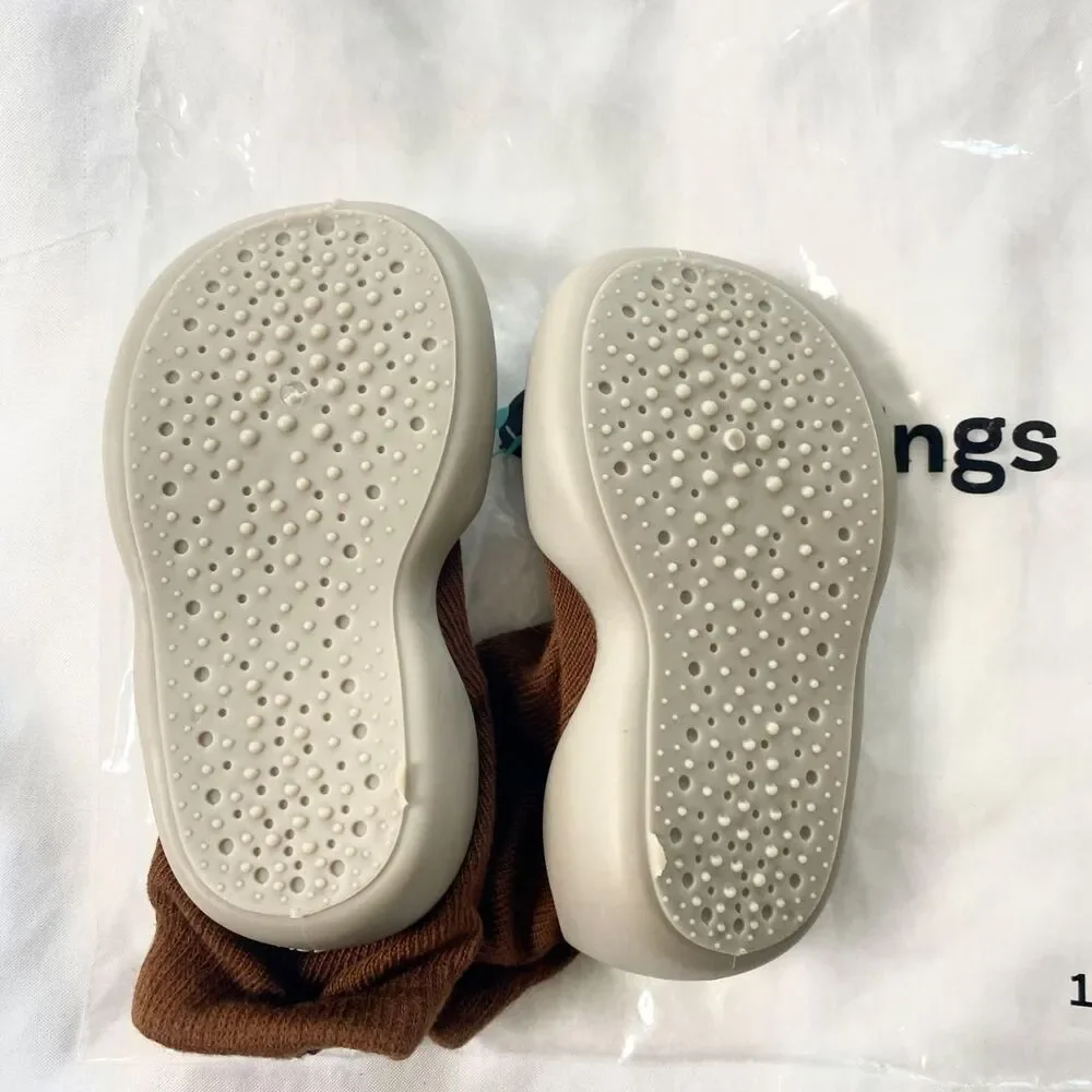 NEW Tiny Explorings Soft & Flexible Baby Walking Shoes US 0 - 6 Months 18 / 19